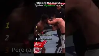 TOP 5 UFC SIGNATURE MOVES ✍🔥#shorts #ufc #rating #top5