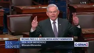Menendez on Michael Pack Nomination