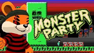 Monster Party - NES (Full Playthrough)