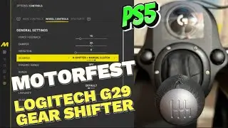 Как изменить настройки коробки передач Logitech G923 в игре The Crew Motorfest &mdash; автоматическая &mdash;...