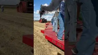 #150Case - Dropping in the 50 Bottom plow #case #steamengine #plowing #johndeere