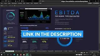 How to Create an EBITDA Analysis Dashboard in Excel