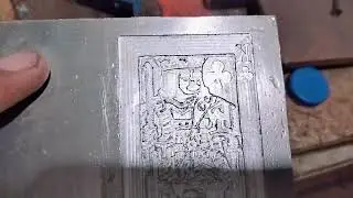 hasil ukiran cnc milling ke almunium