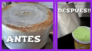 Como hacer CREMA para BRILLAR OLLAS  💫FACIL y ECON&Oacute;MICA🇺🇾