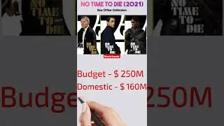 No Time To Die (2021) Box Office Collection #shorts #viral #jamesbond