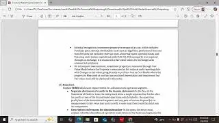 Financial Reporting and Analysis 3 December 2025