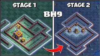 New BH9 Base with Replays | Updated Builder Hall 9 Base with Link (clash of Clans)