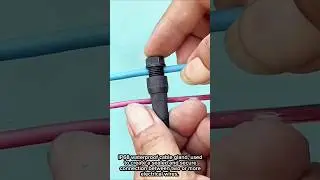 Joining Cables Outside With a Waterproof IP68 Connector