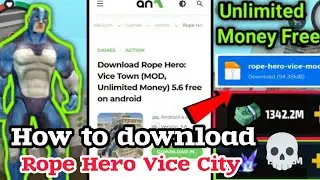 How to Get Unlimited Money & Gems in Rope Hero Vice City (2026 WORKING)