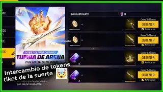 Para QUE sirven Los TICKETS de la Suerte en Free Fire ff latam | Intercambio Token brillo neon FF