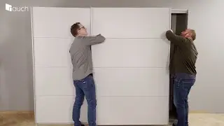 Montagevideo Aush&auml;ngesicherung Schwebet&uuml;ren 2-t&uuml;rig | rauch M&ouml;bel