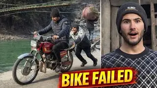 Bike Broke Down in Extreme Cold 🥶 | Hard Day in Kashmir Village | ShowBoo