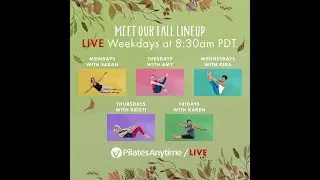 Announcing Our Fall LIVE Streaming Pilates Teacher Lineup!