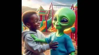 Alien and human friendship 🙌💚 #highlights #shorts #instagram #youtubeshorts #like #subscribe  #live