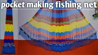 how to make fishing net pocket | pocket fishing net