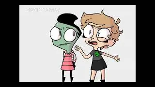 Zim and Nova | Invader Zim Practice Animation | Update in description