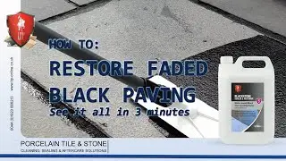 LTP - How to restore faded black paving