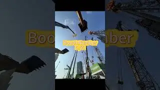 Our hydraulic vibration pile driver is on display at the 2024 Bauma exhibition in Shanghai .