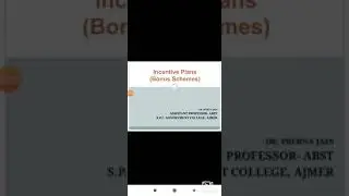 Methods of Remunerating Labour - 2 by Dr Prerna Jain SPC GCajmer