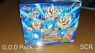 DBS TCG - Saiyan Showdown Display Opening Nr.3 - G.O.D Pack + SCR Karte 😱
