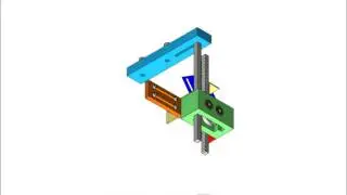 CAD model for a T-peel tester to suppress the effect of gravity made in Solidworks