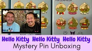 Hello Kitty Mystery Pin Unboxing with dude&jonny #hellokitty #pins #unboxing #hellokittycollection