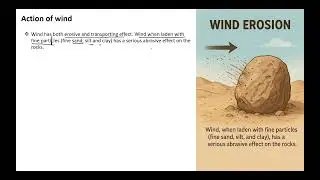 Physical weathering(Wind & Atmospheric agents in physical weathering)#soa #soilscience #agriculture