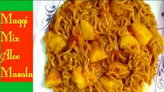 Maggi Mix Aloo Masala | Maggi Aloo Masala In New Style | Maggi Recipe By Rangoli Rasoi Random Videos