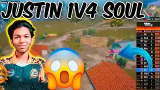 CesJustin 1v4 Soul😲 | Nodwin Lan FInals | BGMI Master Series #1v4 #justin #lan #soul #ces #bgmi