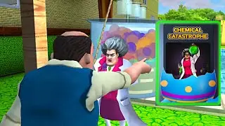 Scary Teacher 3D | miss T Chemical Scientist Gameplay Walkthrough (iOS Android) #scaryteacher3d 