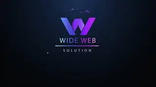 SPACE LOGO REVEAL VIDEO | AFTER EFFECT | WIDE WEB SOLUTION | MOTION GRAPHIC | YOUTUBE |