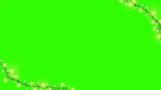 Fairy Lights Glowing || Green Screen || By Green Screen Tutorial