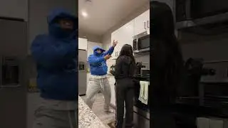 DANCE BATTLING GIRLFRIEND WHILE SHE CLEANS! 🤣