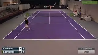 Mathias Bourgue vs Egor Gerasimov. ATP Challenger 2019(Full match)