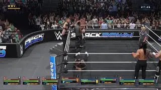 WWE 2K25 Mutiny Vs OG Bloodline SmackDown Iron Man Match