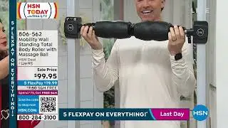 Mobility Wall Standing Total Body Roller with Massage Ba...