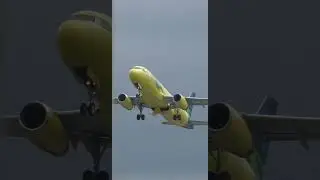 Sky Angkor Airlines Airbus A320 takeoff from Budapest #budapestairport #a320