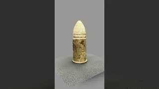 3D Scan of a Spencer 56-56 bullet found metal detecting in Wyoming. #metaldetecting