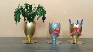 Beautiful Plant Gamla Making from Plastic Bottles | Handmade Crafts | OneStop