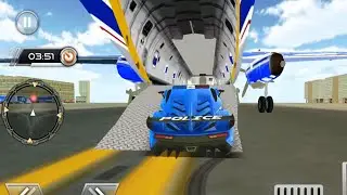 Police Plane Transporter Game #2, Transfer all 4 vehicles into the plane | Android Gameplay [HD]