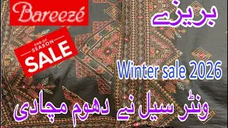  Bareeze winter end of season sale flat 30% off 2026