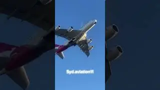 Qantas a380. Rwny 16R. 24.6.23