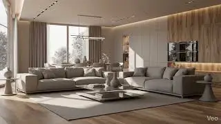 Ai Generated Video 2. Living room + Dining room.