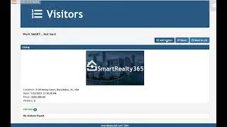 CREATE OPEN HOUSE SUBMISSION:ADD VISITORS - SMARTREALTY 365