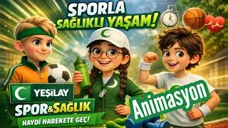 Hareketsiz Yaşamla Mücadele | YEŞİLAY | ANİMASYON | Ekran Bağımlılığına Son❌️