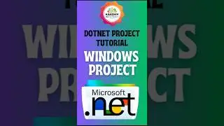 Dotnet Project Tutorial | Windows Project for Students #kaashiv #dotnetprojects #dotnet #shorts