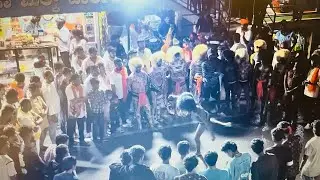 Ayodhya friends yedapadavu tiger dance yedapadavu 2025 🐯#tiger #dance #trwnding #funny #kudla#vairal