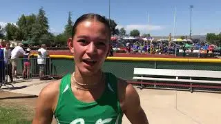 Monrovia hurdler Madeleine Conte discusses winning 2022 D3 Southern Section 100 meter hurdle title