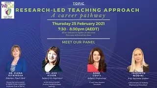WiCyS Australia Presents: Research-Led Teaching Approach: a Career Pathway