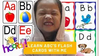 Toddler Kid Learning Flash Cards ABC's with Pictures
